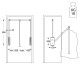 WARDROBE LIFT 18Kg 83-115cm / GRAY